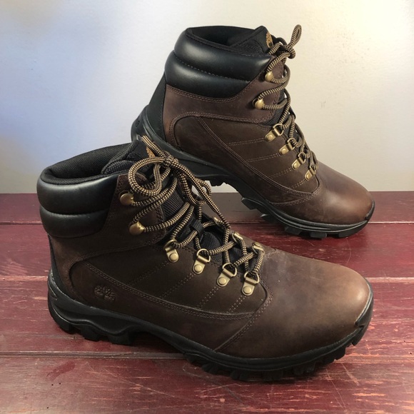 Timberland Men's Leather Mid Ankle Hiking Boot Size 10.5 NWOT - Picture 2 of 11